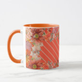 Mug Élégant floral rustique (Gauche)