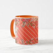 Mug Élégant floral rustique (Devant gauche)