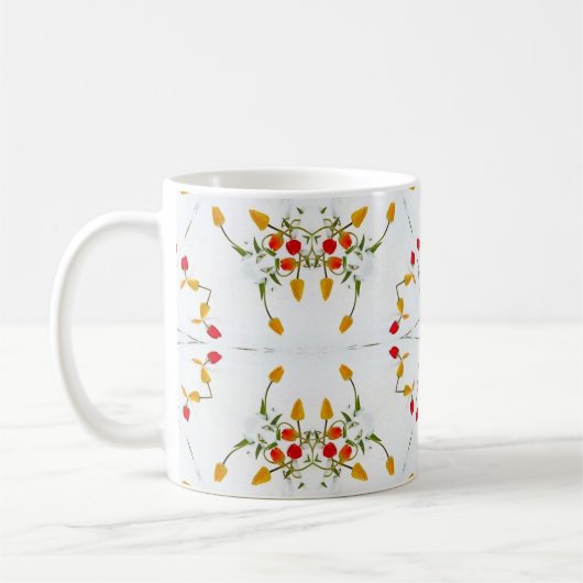 Mug Élégant floral Vintage (Gauche)