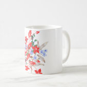 Mug Elegant Flower and Leaves Artwork | Minimal  (Devant droit)