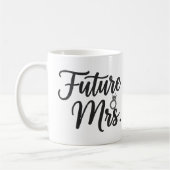 Mug Élégant "Future Mrs." Script & Bague Future Mariée (Gauche)
