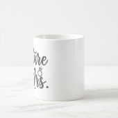 Mug Elégant "Future Mrs." Script & Épouse de ceinture  (Centre)
