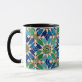 Mug Elegant Geometric Mosaic Design Coffee Cup (Gauche)