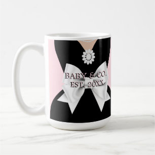 Mug Élégant Glam rose bébé et la grossesse maman être