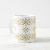Mug "Elegant Golden Motif Mug" (Devant gauche)