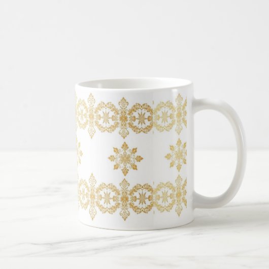 Mug "Elegant Golden Motif Mug" (Droite)