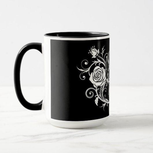 Mug Élégant Goth Romantique (Gauche)