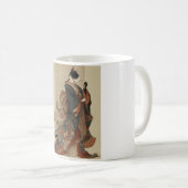 Mug "Elegant Grace" Japanese Cat in Kimono Art (Devant droit)