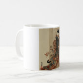Mug "Elegant Grace" Japanese Cat in Kimono Art (Devant gauche)