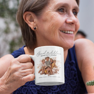 Mug Elégant Grand-parents Grand-enfants Photo