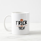 Mug Élégant Halloween "Trick or Treat" Imprimer (Gauche)