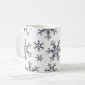 Mug Élégant jour férié Flacons de neige (Devant gauche)