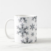 Mug Élégant jour férié Flacons de neige (Gauche)