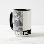 Mug Elégant journal de lecture de chihuahua (Devant gauche)