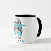Mug Élégant Jusqu'à... Drôle de Moto (Devant droit)