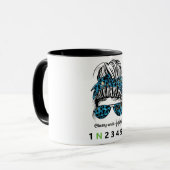 Mug Élégant Jusqu'à... Drôle de Moto (Devant gauche)