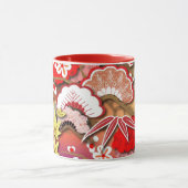 Mug Élégant Kimono d'automne japonais (Centre)
