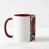 Mug Elégant King Castle Silhouette Design Papa (Gauche)