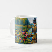 Mug Elegant Lady at the Lily River (Devant gauche)