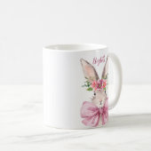 Mug Élégant lapin arc rose (Devant droit)