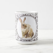 Mug Elégant lapin de Pâques ornemental (Centre)