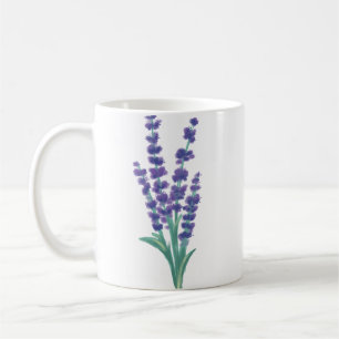 Mug Elégant Lavender Aquarelle Design botanique