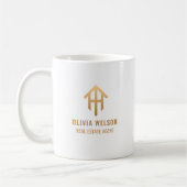 Mug Élégant Logo de la maison Agent immobilier Marque (Gauche)