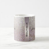 Mug Élégant luxe chic faux glittery (Centre)