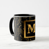 Mug Elegant Luxury Professional Monogrammed (Devant gauche)