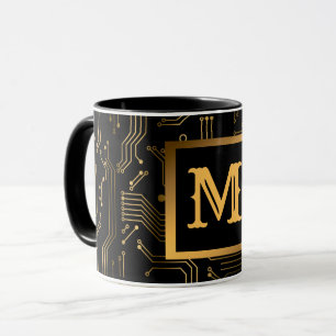 Mug Elegant Luxury Professional Monogrammed