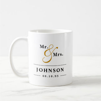 Mug Élégant M. et Mme - Couples mariés