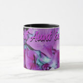 Mug Elégant magenta turquoise hydrangeas meilleure tan (Centre)