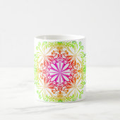 Mug Elégant mandala botanique coloré (Centre)