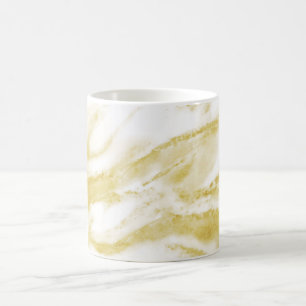Mug Elégant marbre à huile d'or