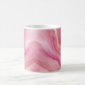 Mug Élégant marbre rose et or (Centre)