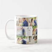 Mug Élégant mariage marié marié couple photo Collage (Gauche)