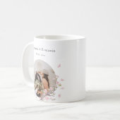 Mug Élégant Mariage photo Cherry Blossom (Devant gauche)