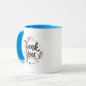 Mug Élégant Merci | Beau Cadeau d'Appréciation (Devant gauche)