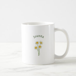 Mug Élégant Mignon Sophistiqué Romantique Floral Nommé