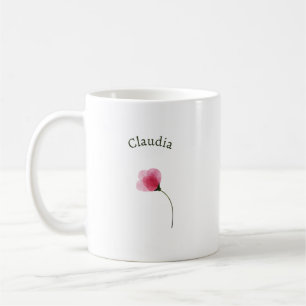 Mug Élégant Mignon Sophistiqué Rustique Romantique Flo