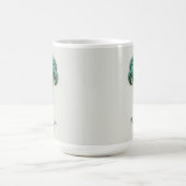 Mug Élégant minimaliste Crochet Broccoli Nom (Centre)