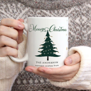 Mug Élégant minimaliste Snowflakes