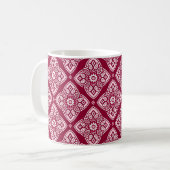 Mug Élégant modèle floral géométrique Boho (Devant gauche)