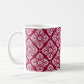 Mug Élégant modèle floral géométrique Boho (Gauche)