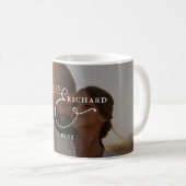 Mug Elegant Modern Couple Photo (Devant droit)