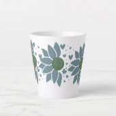 Mug Élégant Moderne Chic Love Cares Mat (Devant)