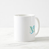 Mug Élégant monogramme (Devant droit)