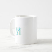 Mug Élégant monogramme (Devant gauche)