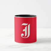 Mug Élégant Monogramme J (Centre)