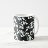 Mug Élégant Motif de fleur de tulipe Arrière - plan no (Devant droit)